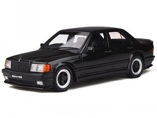 Mercedes W201 190E 2.3 AMG black diecast model car OT754 Otto 1:18
