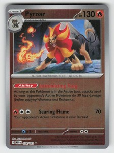 Pyroar 024/132 Uncommon Reverse Holo Mega Evolution
