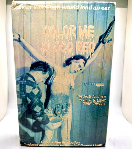 Color Me Blood Red ( Gore Horror 1965 H. G. Lewis ) Rare Big Box Vintage VHS - Picture 1 of 13