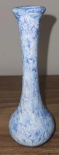 Small Sponged Blue Bud Vase