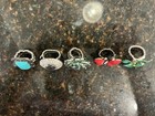Elastic Band Fashion Rings Set Of 5 PreOwned FUN FUN FUN — photo 2
