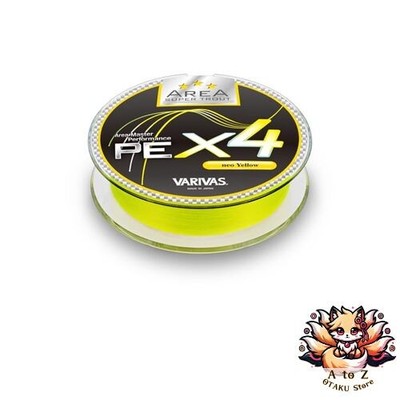 NEW VARIVAS Super Trout Area PE X4 75m Neo Yellow 0.175