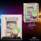 Funko Pop! One Piece  Roronoa Zoro Wanted Poster #2124 Exclusive