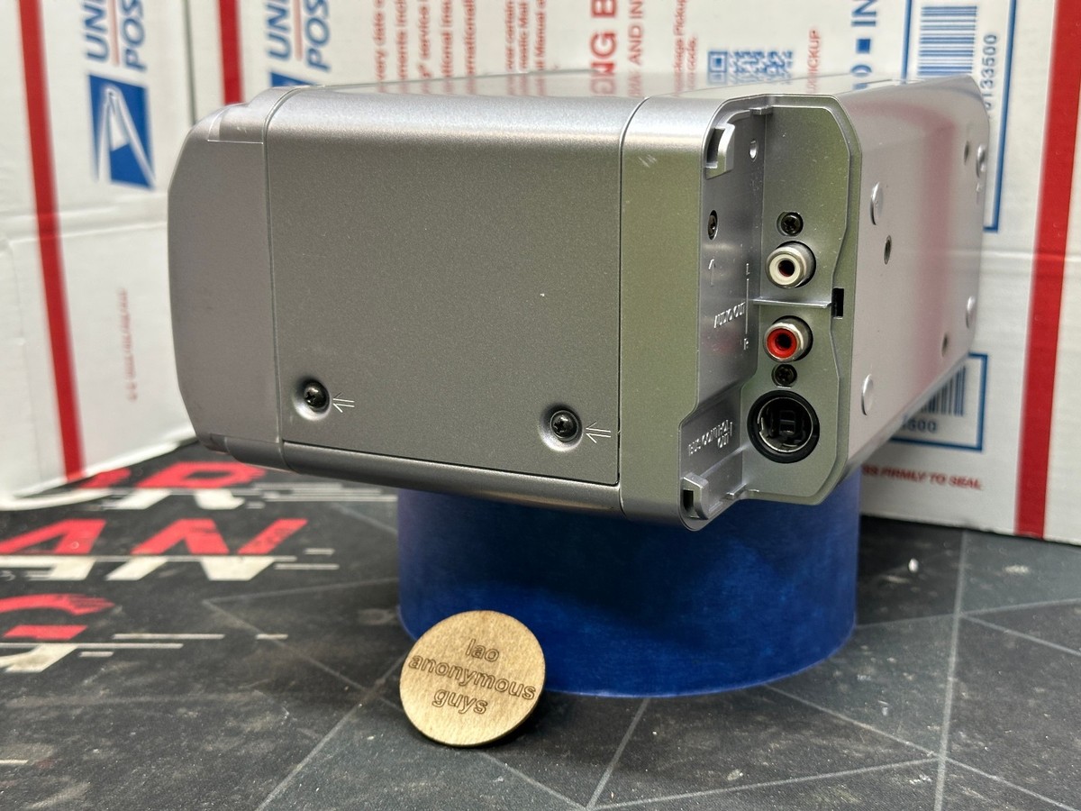 SONY # MDX-66XLP MDLP MiniDisc 6 Changer + Cables Vintage Old