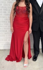 Red Prom Dress Size 8