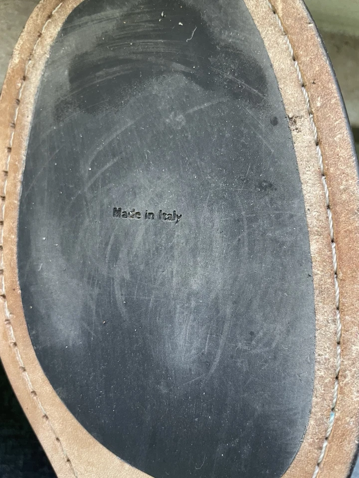 РЯД мужской кожаный мокасины Бордо бордовый / темно-коричневый EUR 41 / США 11 - Изображение 4 из 4