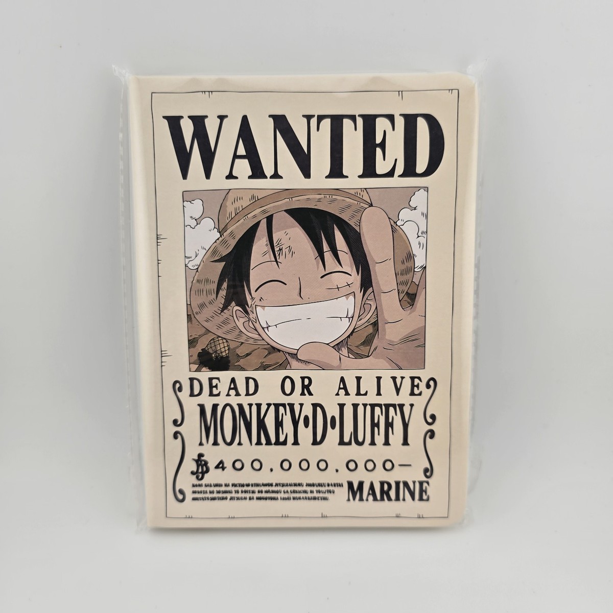 Miniso x One Piece Monkey D Luffy - Hardcover Lined Notebook | eBay