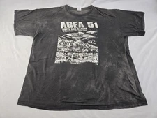 Area 51 Hotel And Casino Las Vegas Suburb T-Shirt  Black Distressed