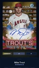 Topps Bunt Digital Bowman 2025 Mike Trout Yellow 50cc Legendary Card Box Backgrd