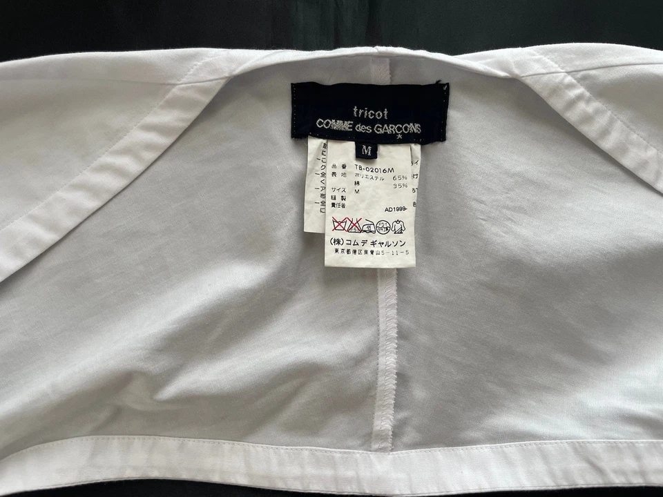 Comme Des Garcons винтажный плащ рукав 90-х сделано в Японии - Изображение 3 из 4