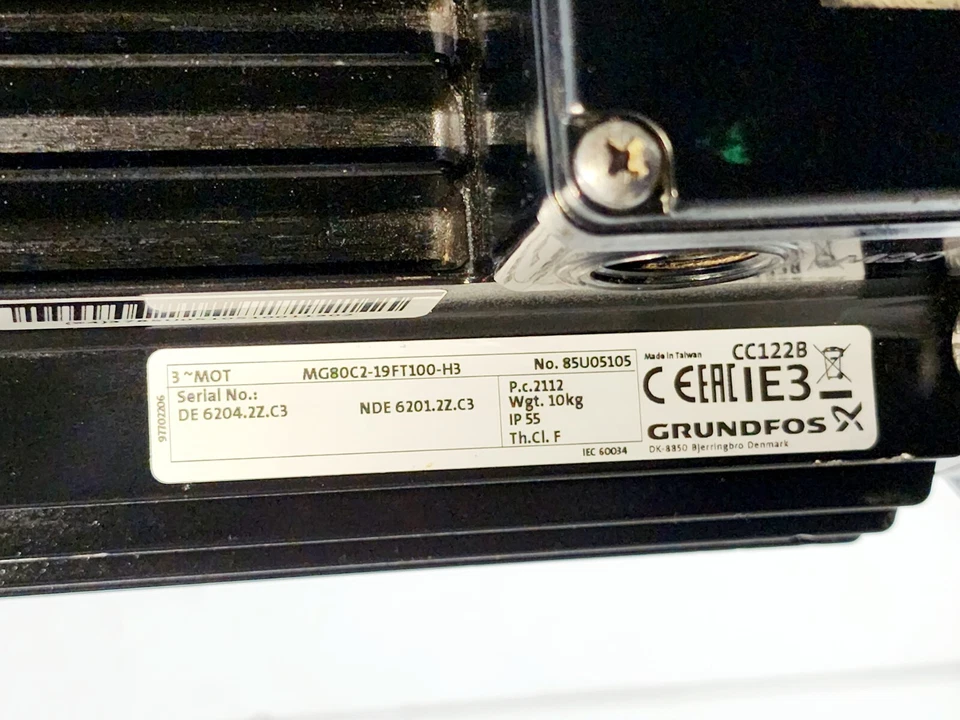 GRUNDFOS CRN10-3  Centrifugal Multistage Feed Pump 1.1 kw,  " NEW OPEN BOX  #1 - Image 3 of 4