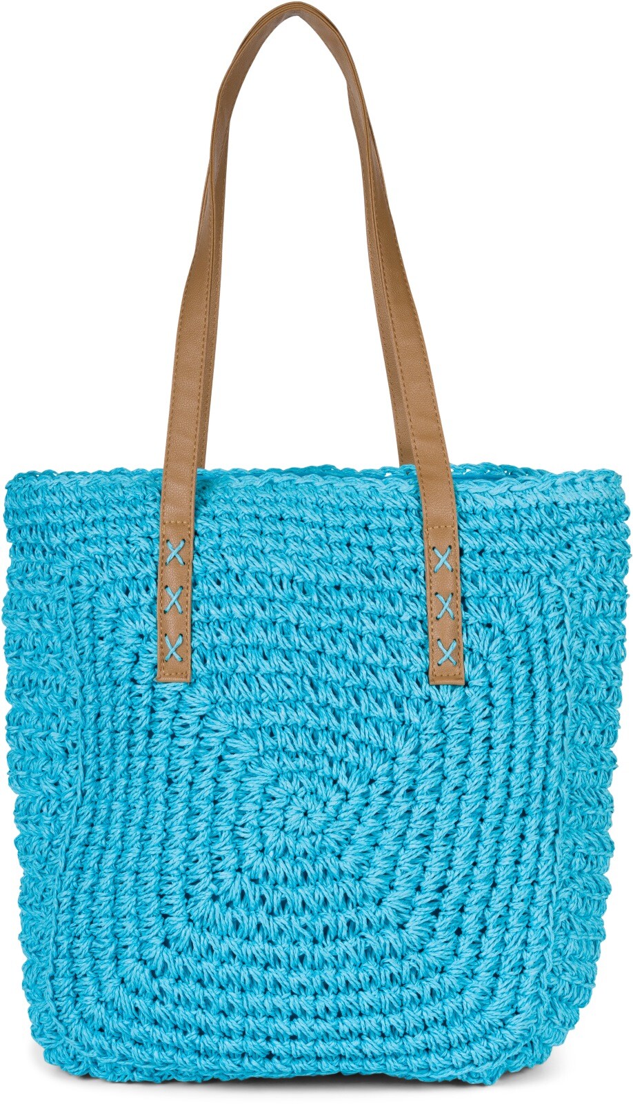 Bolso de playa de papel para señoras, bolso de mimbre, bolso shopper bolso cesta