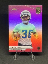 2024 Panini Elite Kimani Vidal RC Pink Parallel