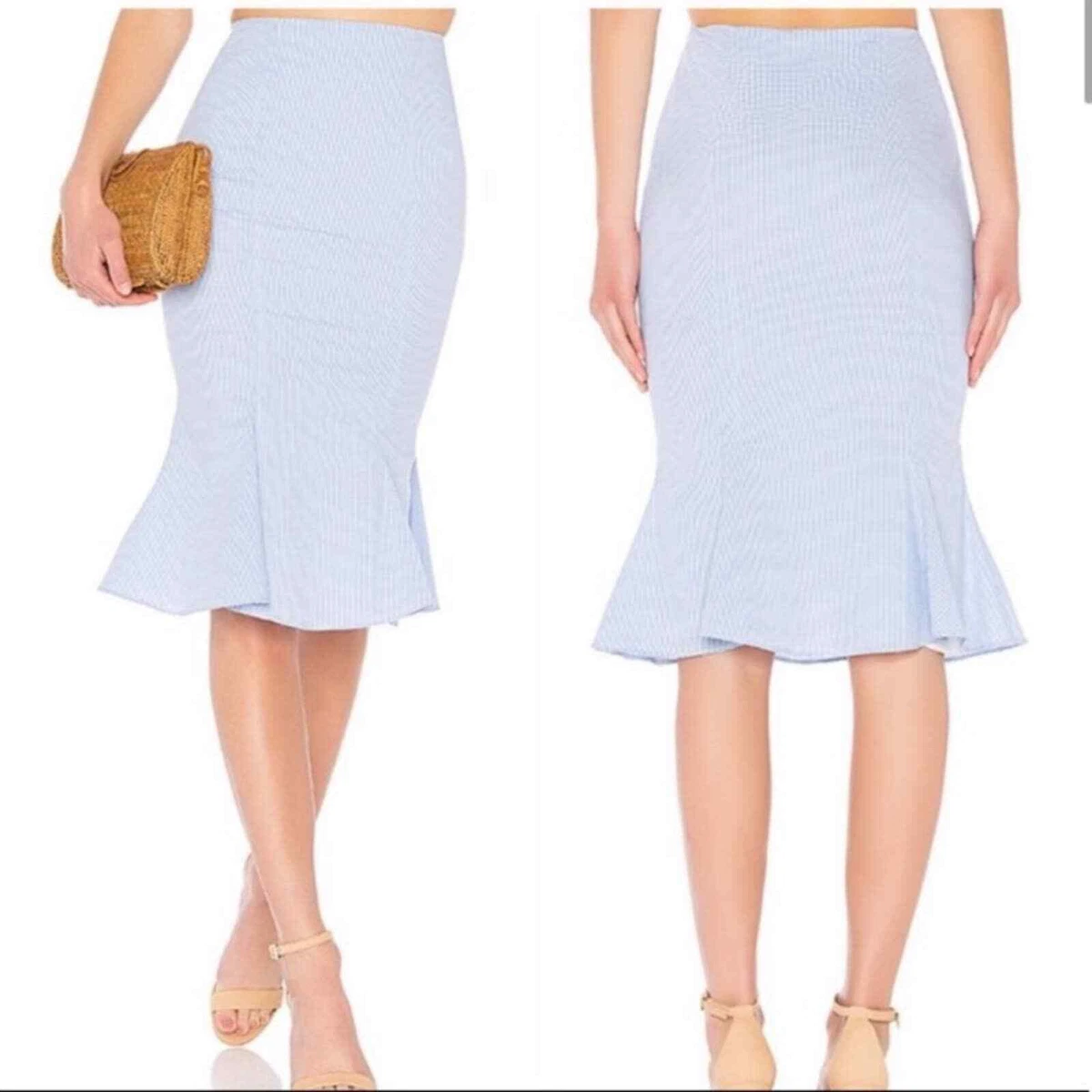 White midi top mermaid skirt