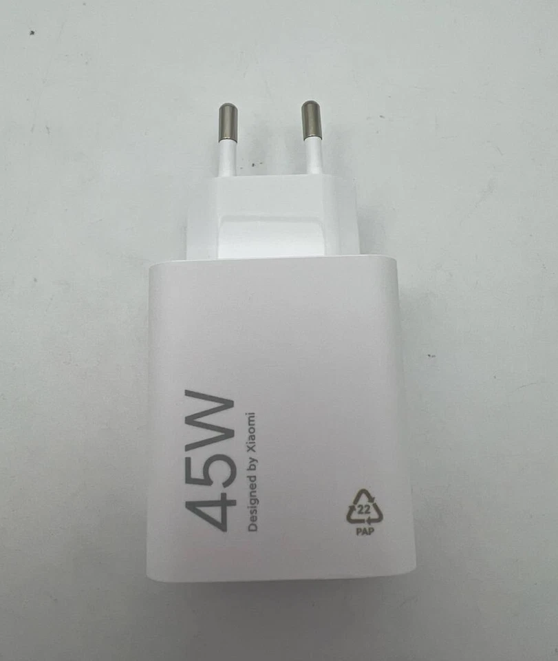 Cargador de Pared Rápido Xiaomi 45W Adaptador de Corriente USB-A para Teléfonos Universales Original Foto 4 de 4