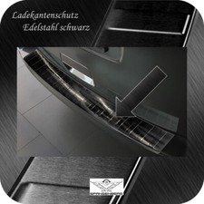 Ladekantenschutz Edelstahl schwarz graphit für Peugeot Traveller ab Bj. 04.2016-