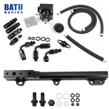 D Series Fuel Rail Manifold FPR Gauge Line Hose For Honda Civic SOHC D15 D16 D17