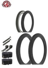 ALTALINE BICYCLE SLICK/SMOOTH TREAD MUSCLE S-2 TIRES 20 x 2.125 8PC SET.