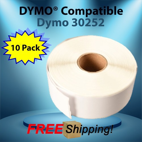 Dymo Compatible LabelWriter 30252 White Paper Rolls Twin Turbo Duo - Picture 28 of 70