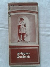 Leipziger Denkmale - Reihe Brockhaus Miniaturen Leipzig DDR-Fachbuch 1980