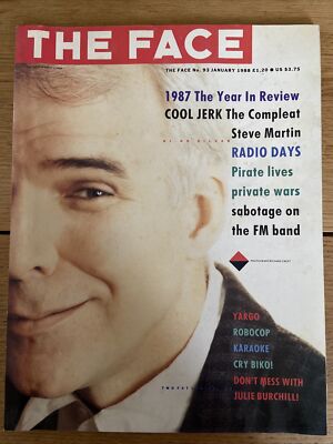 The Face magazine, Issue 93 January 1988 - Steve Martin, Biko, Robocop