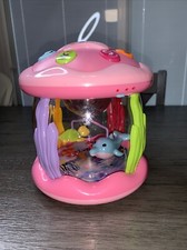 Baby Toys 6 to 12 Months Ocean Rotating Projector - Early Education Toys Pink