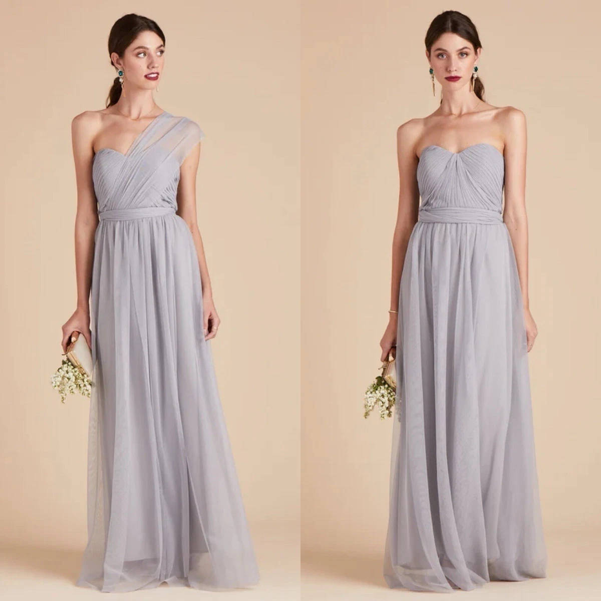 ebay silver bridesmaid dresses Silver A-line Bridesmaid Dresses,Gorgeous Mother Of The Bride Dress,BD00363, US26W / Red