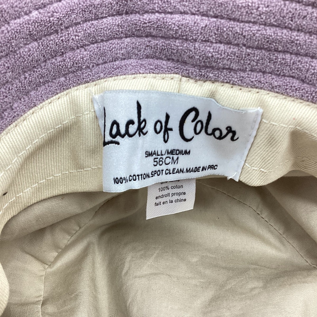 Lack of Color Unisex Wave Terry Bucket Hat Purple Lilac  display picture 1