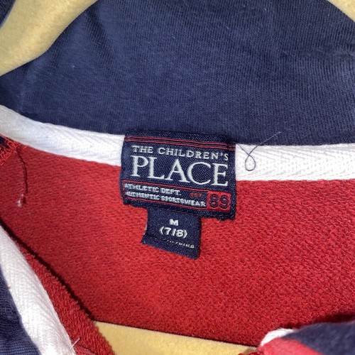 The Children’s Place State Team Football #45 Sewn Patch Size M 7/8 Rare HTF - Picture 3 of 4