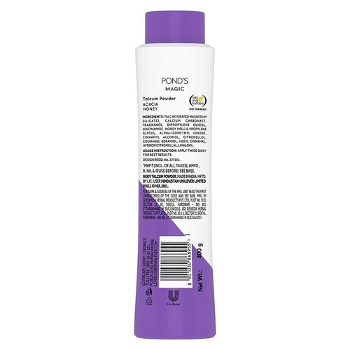 POND'S Magic Freshness Talc with Acacia Honey | 400 Gram - Picture 2 of 5