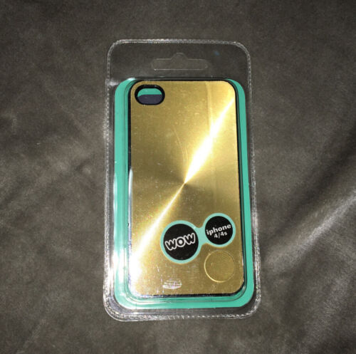 WOW Technologies iPhone 4/4S Case Hard Snap-On Case METALLIC GOLD New - Afbeelding 1 van 2