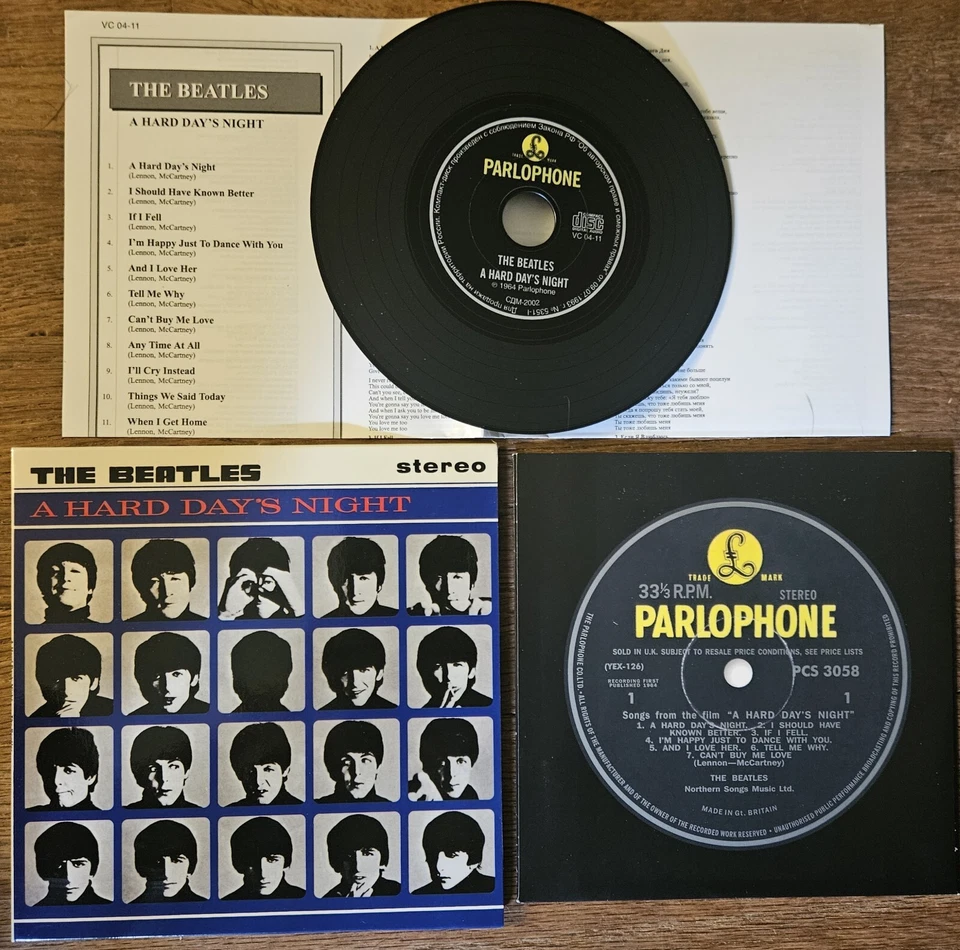 The Beatles трудные дни ночь альбом LTD издание CD миниLP новый в запечатываемый рукав - Изображение 3 из 4
