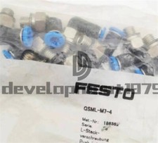 10PCS FESTO QSML-M7-4 186352 Push-In Fittings New