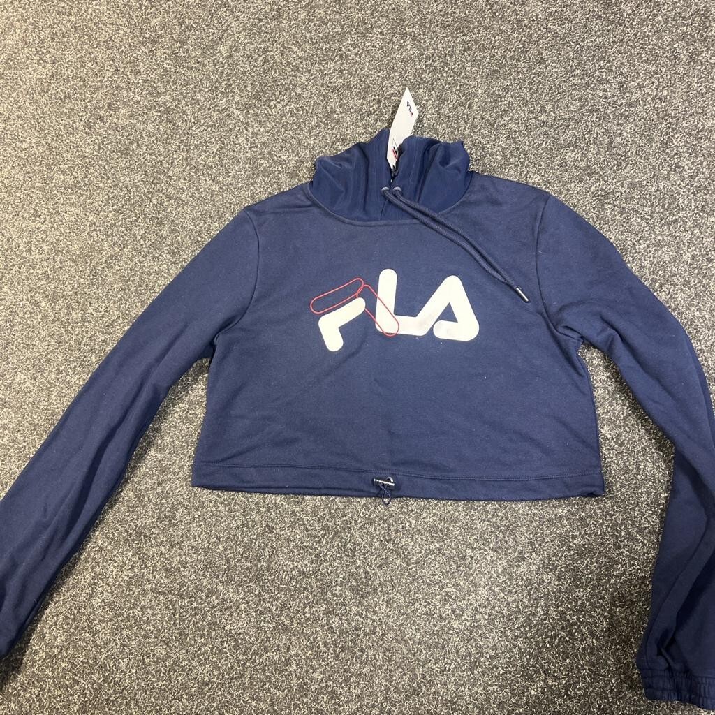 Fila Rizzo Boxy Crop Hoody Marchi al marchio XS