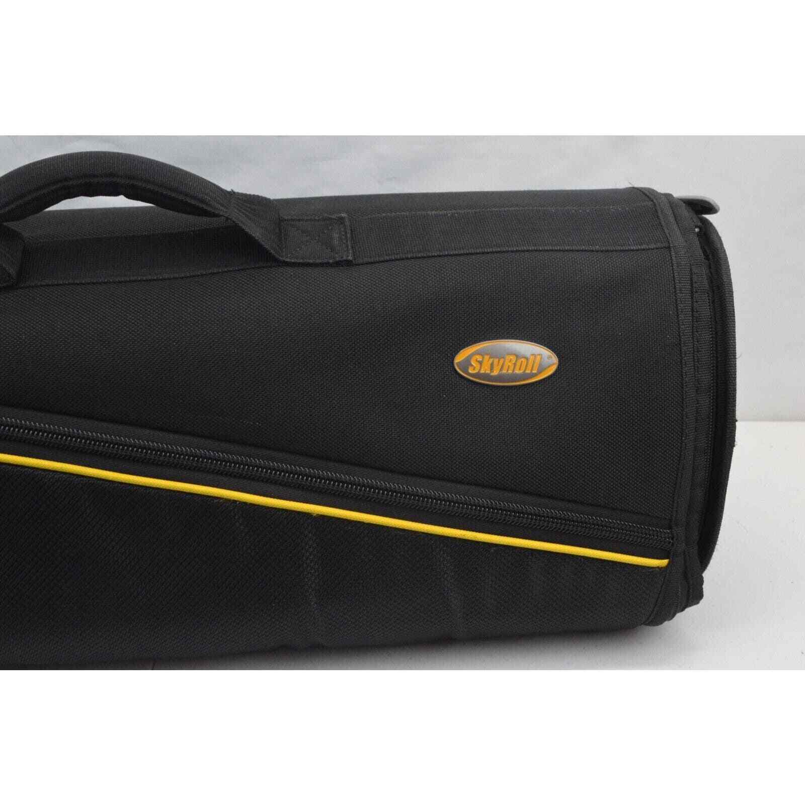 SkyRoll Black Nylon Garment Bag Compact Suit Travel RollUp CarryOn