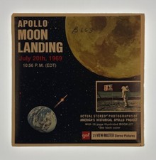View Master packet A663 Apollo Moon Landing 1969 G1