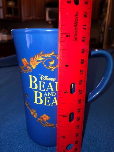 Disney Beauty And The Beast Blue Broadway Musical Ceramic Mug 12 Ounces - Picture 10 of 10