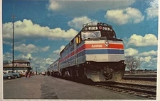 Vintage Amtrak Train Postcards Set of 2 San Joaquins California Railroad