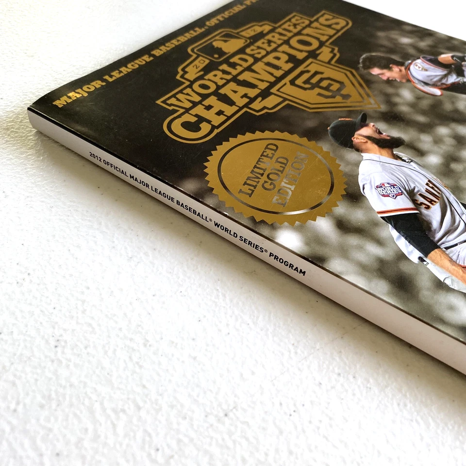 San Francisco Giants 2012 World Series Champions Limited Gold Edition Program - Image 4 of 4