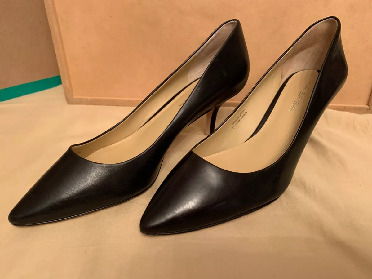 Via spiga black pumps clearance
