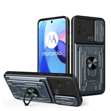 Phone Case Camera Protection Card Holder For Moto Edge 30 20 G32 G30 G22 G20