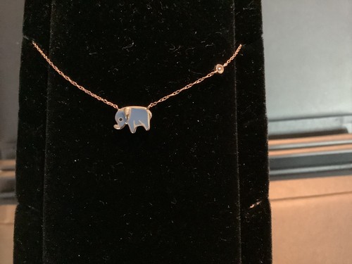 HALSKETTE 14 K GELB & WEISSGOLD CATE D’OR