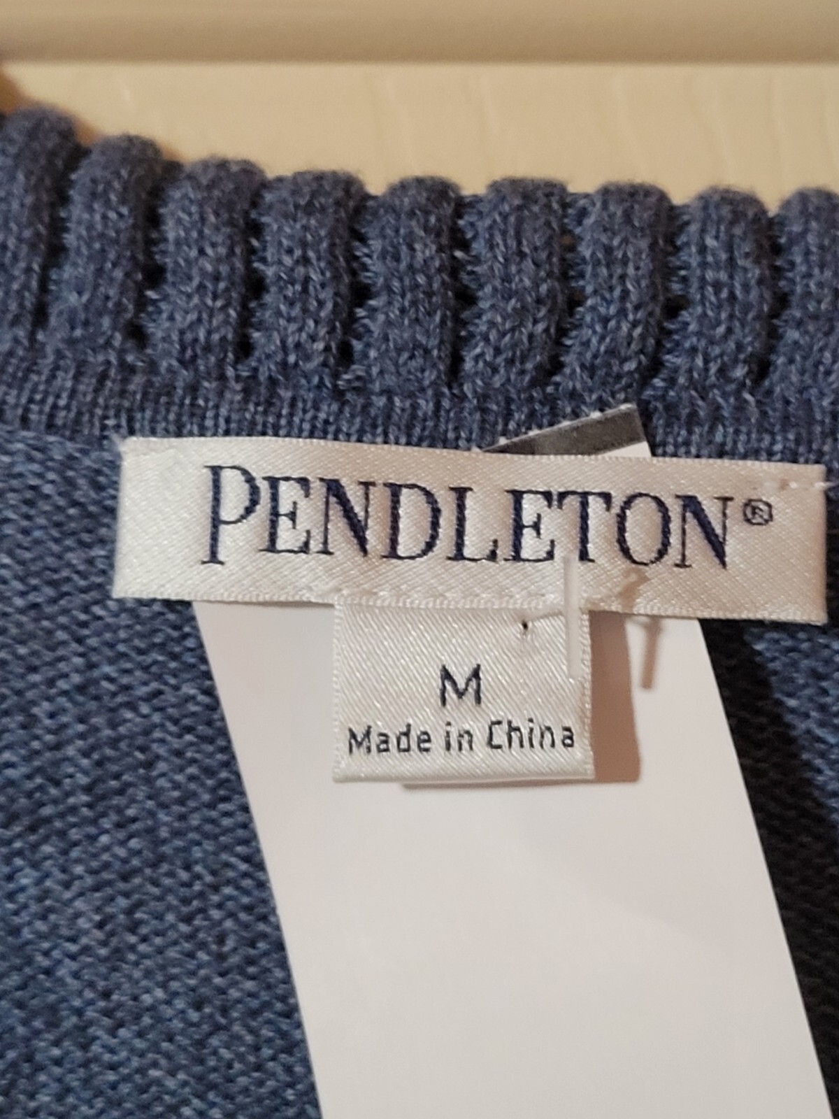 Womans Pendleton Button Down Long Sleeve Blue Col… - image 3