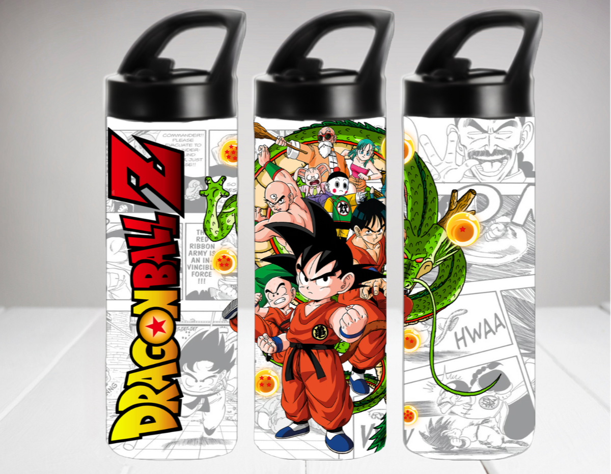 Dragon Ball Z 16oz Kids Water Bottle Tumbler Stainless Steel Flip Top