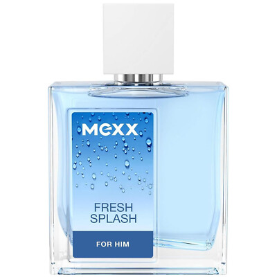 MEXX Fresh Splash for Him Long Lasting Floral Eau de Toilette Fragrance 50ml