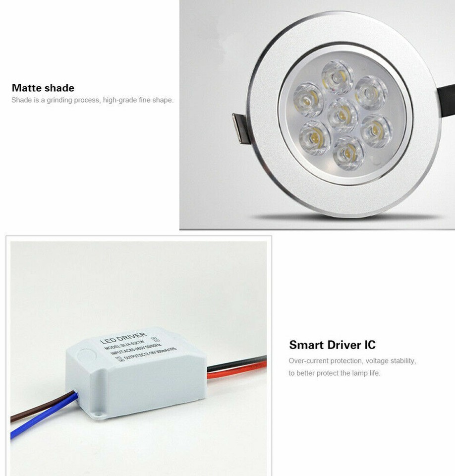 Faretti Led Da Incasso 1. LED 5W-25W Luci Da Soffitto Da - Foto 3