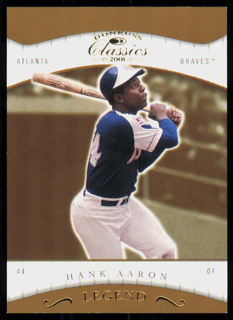 2001 Donruss Classics Legend Hank Aaron /1755 #151 | eBay
