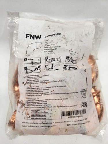 10 pack FNW Copper Press Fittings 45° Degree Street Elbow 3/4" x 3/4" FNW5V1376F