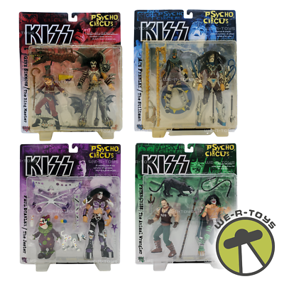 KISS サイコサーカス フィギュア　レア！ KISS Psycho Circus Action Figures 1998 McFarlane NRFP SET OF 4 | eBay