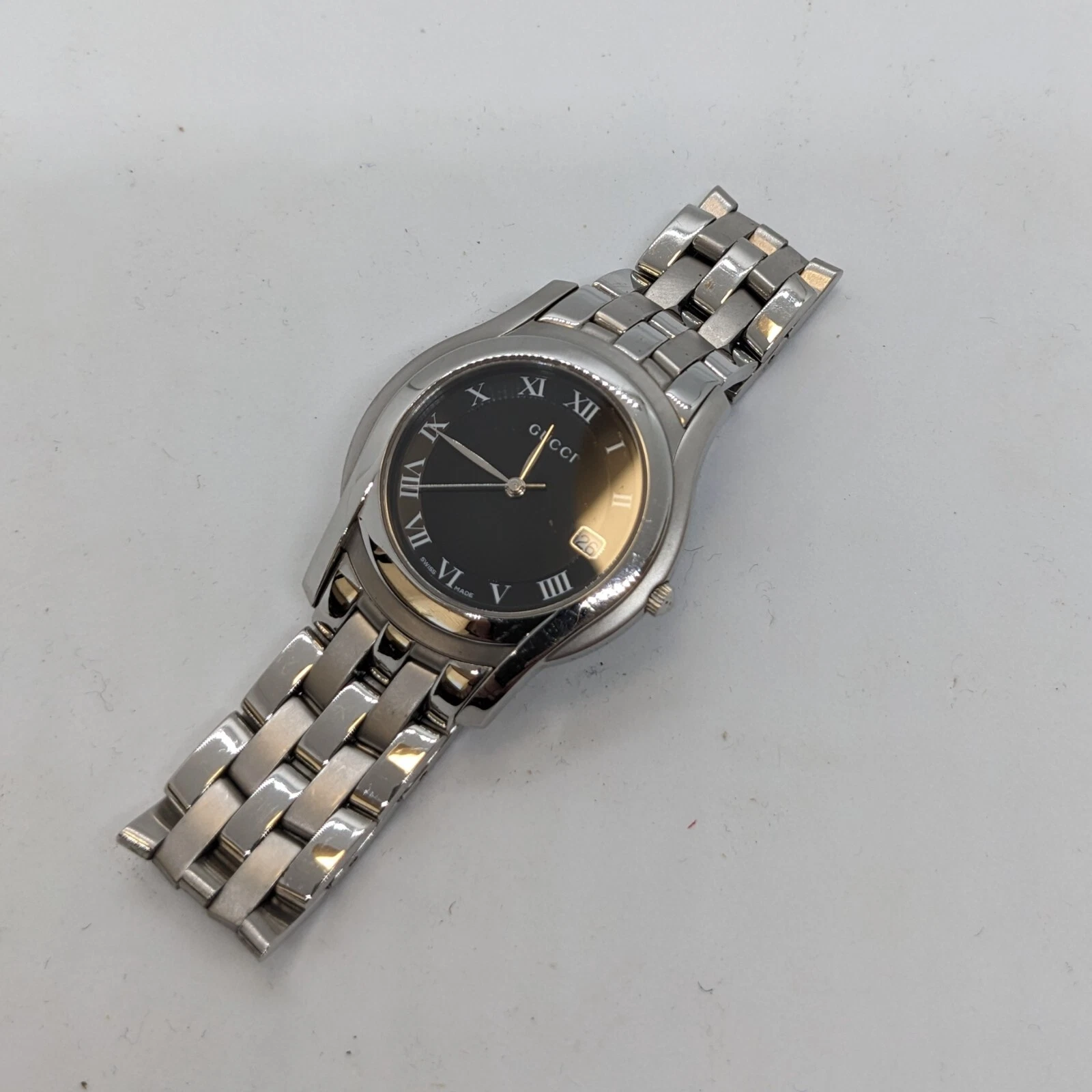 Montre Gucci en acier inoxydable modèle 0176934   Garçons